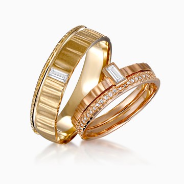 對戒 K金 皇家茱麗葉 情侶鑽石對戒