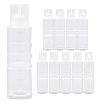 日常閃亮 可裁剪單孔醬料瓶 附蓋 韓國製  10個  700ml