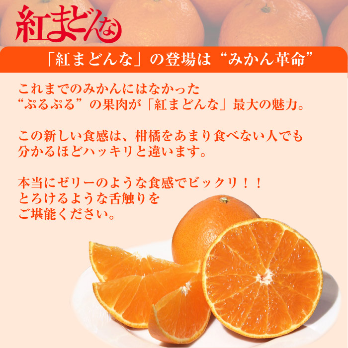 [予約 11月1日-11月30日の納品] 紅まどんな 3kg 4L 8玉 大玉サイズ 愛媛県産  御歳暮 お歳暮 冬ギフト