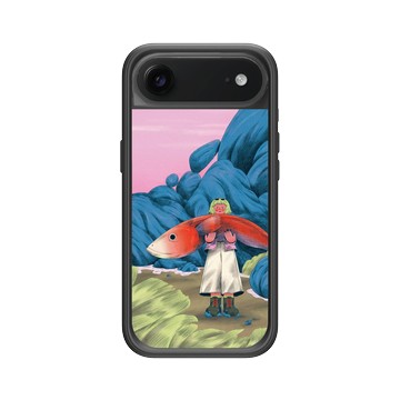 iPhone Air Mod NX -邊框背蓋組合 (相機按鈕) 黑 - Chubbynida - 岩上之魚