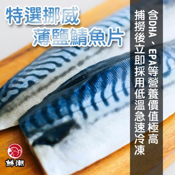 【鮮浪】挪威鯖魚片X6片(140~160g/片)