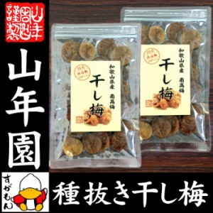 高級種抜き干し梅 種なし 100g×2袋セット 和歌山県産 梅干し 美味しい干し梅 贈り物 ギフト うめぼし 種なし干し 送料無料