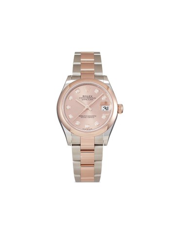 Rolex - 2023 unworn Datejust 31mm - unisex - Sapphire Glass/stainless steel/Rose Gold - One Size - Pink
