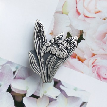 Vintage Jewelry  1998 URBAN FETISHES  花卉 別針  胸針