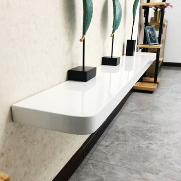 【限時免運】層板烤漆一字板牆上置物架客廳電視背景牆壁掛牆面裝飾懸掛簡易電視櫃