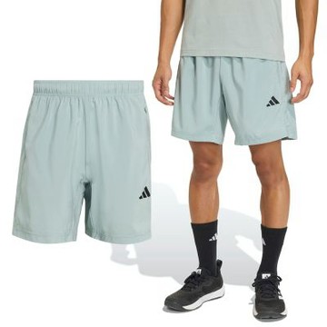 Adidas We Bas Wv Sho 男款 淺綠色 吸濕 排汗 訓練 運動 休閒 短褲 KD2952