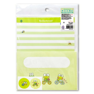 PInK MAnGO 三麗鷗信紙組  Kero Kero Keroppi  1包