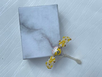 220416 Macrame 南美蠟線 琉璃珠 手鍊