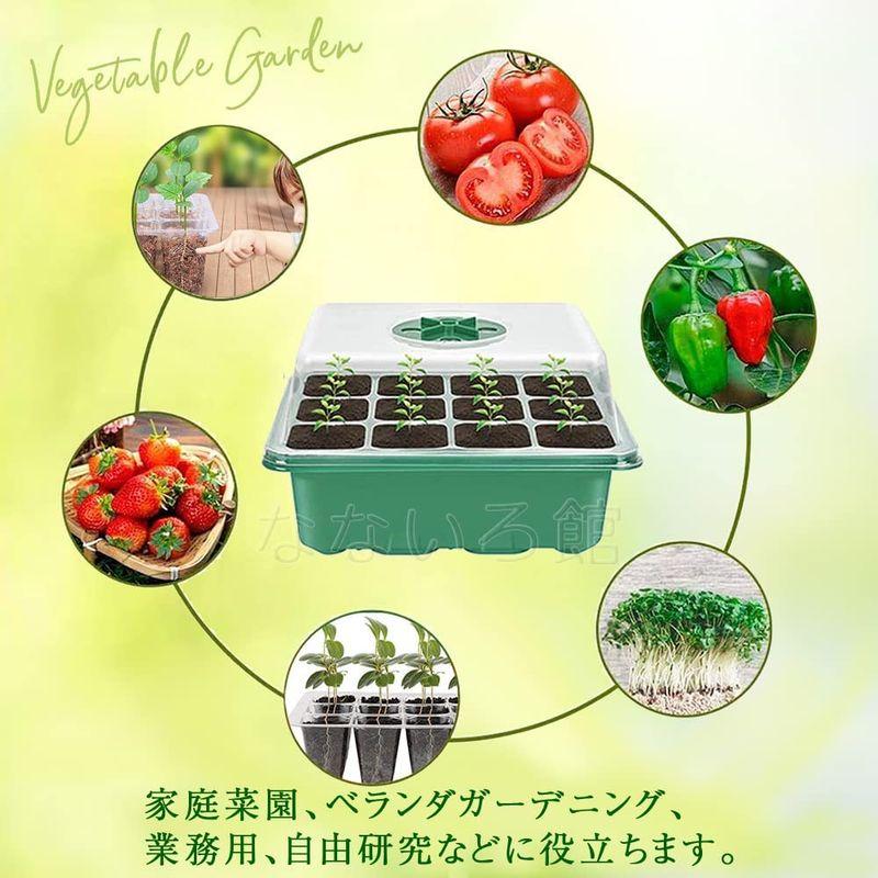 育苗ポット セット 育苗トレイ 苗箱 種まき 発芽 育成 苗 野菜 植物 家庭菜園 水やり ハウス