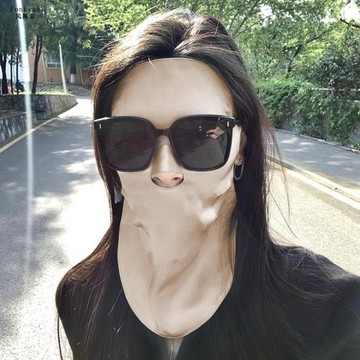 蠶絲防曬面罩女防紫外線透氣開車遮全臉基尼真絲面紗2026新款口罩