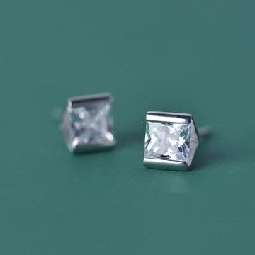 925純銀耳環鑲鑽耳飾-精緻質感奢華耀眼情人節生日禮物女飾品73gk157【獨家進口】【米蘭精品】