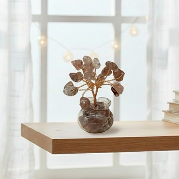 【埕米峰x御華生】月老水晶樹 2入組｜草莓晶 + 自選（9色可選）愛情水晶 提升戀愛心情 散發自信 人緣魅力 正桃花緣