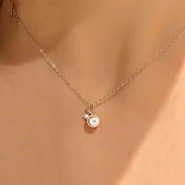 『快速出貨9折』新年送禮❤️【CReAM】Rain 925純銀珍珠輕奢鑽飾女項鍊 #禮盒 #浪漫送禮 #生日禮盒 #情人禮物 #生日禮物