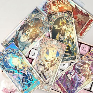 臺灣出貨💖小紅書精選翁法羅斯英雄紀如我所書黃金裔明信片白厄那刻夏雅遐蝶小卡