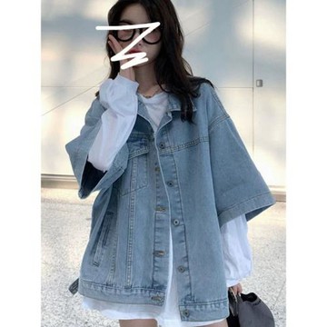 牛仔馬甲外套女士春夏歐貨夾克馬夾韓版bf慵懶風無袖背心坎肩上衣