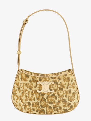 Triomphe canvas shoulder bag with animalier print - CELINE - gender_Woman