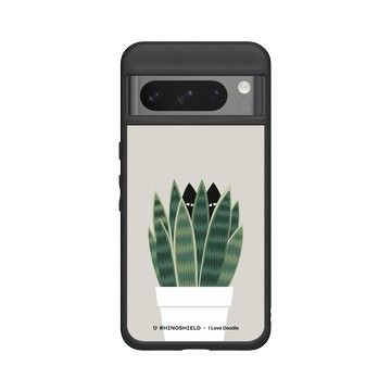 Pixel 8 Pro SolidSuit 黑 - ilovedoodle (Lim Heng Swee) - Cat and Plant - 貓迷藏