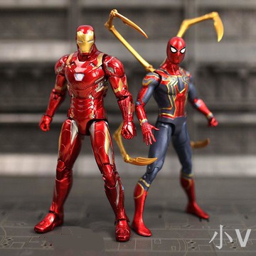 漫威 蜘蛛俠英雄歸來 可動公仔手辦玩偶人偶兒童玩具禮物周邊擺件