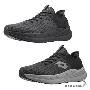 Lotto 健走鞋 男鞋 支撐 黑/灰【運動世界】LT5AMX9950/LT5AMX9958