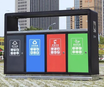 免開發票 戶外分類桶 戶外垃圾桶二三四分類不銹鋼公共場合商用果皮箱室外環衛街道小區A2