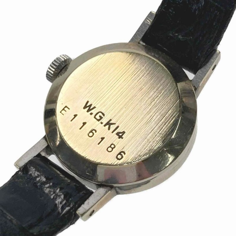 WALTHAM ウォルサム K14WG ダイヤベゼル 手巻き レディース 腕時計  