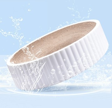 【寵家 Pet Home】  寵家 Pet Home 替換式貓抓板 貓抓窩 - 白色