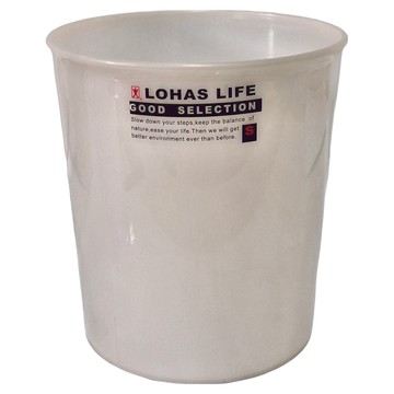 JEAN YEEN 展瑩 小風潮垃圾桶 台灣製造  珍珠白  21.5 x 24cm