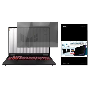 YADI 亞第 水之鏡防窺片 插卡隱貼 ASUS TUF Gaming A16 2024 FA608WV專用 16吋 16 : 10  透明  1片