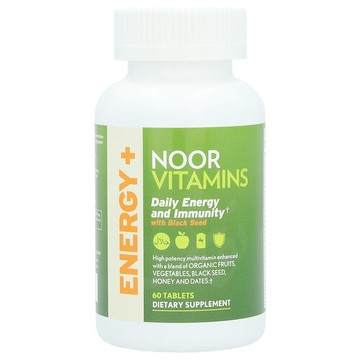 Noor Vitamins, 黑籽日常能量和機體抵抗支援配方，60 片