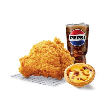 【肯德基】 咔啦脆雞+蛋撻 套餐 好禮即享券