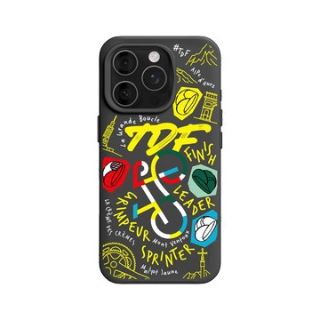 iPhone 16 Pro SolidX 黑 - Le Tour de France - Cycling Composition