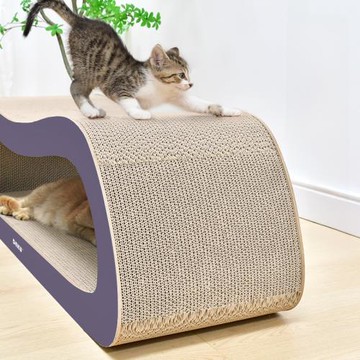 得酷 1米超大號高端優質高密度貓抓板不易掉屑耐抓貓玩具貓床一體