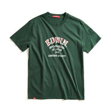 EDWIN｜中性｜手繪復古印花短袖T恤