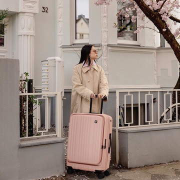 BERMAS TOP 2.0升級版 26吋 上掀前開式煞車行李箱～贈送原廠盥洗包  (多色可選) 青石藍 (現貨～)