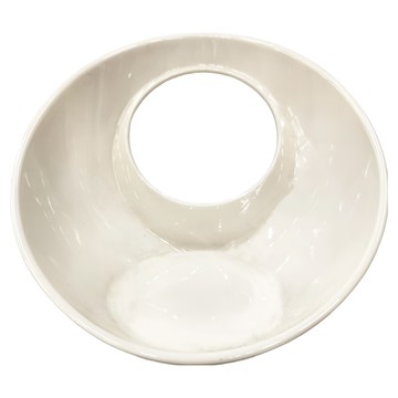 大同象牙強化 9.5吋盆栽沙拉碗  白色  1個