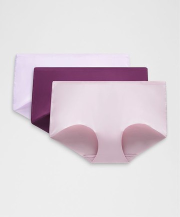 InvisiWear Mid-Rise Boyshort Underwear 3 Pack Size Large