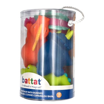 BATTAT 科育感統洗澡玩具組 10個月以上  恐龍  1組
