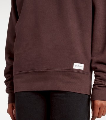 Saint Laurent Logo embroidered cotton sweatshirt