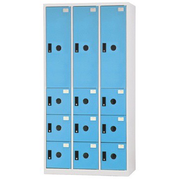 【時尚屋】DF多用途3x6尺鋼製12格置物櫃DF-BL0903