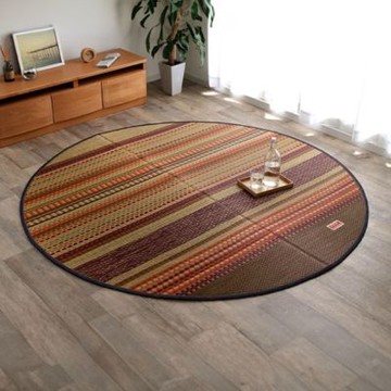 IKEHIKO | 藺草地毯Ralph正圓 Ø191x191x0.6cm 丹寧美學 (1件)