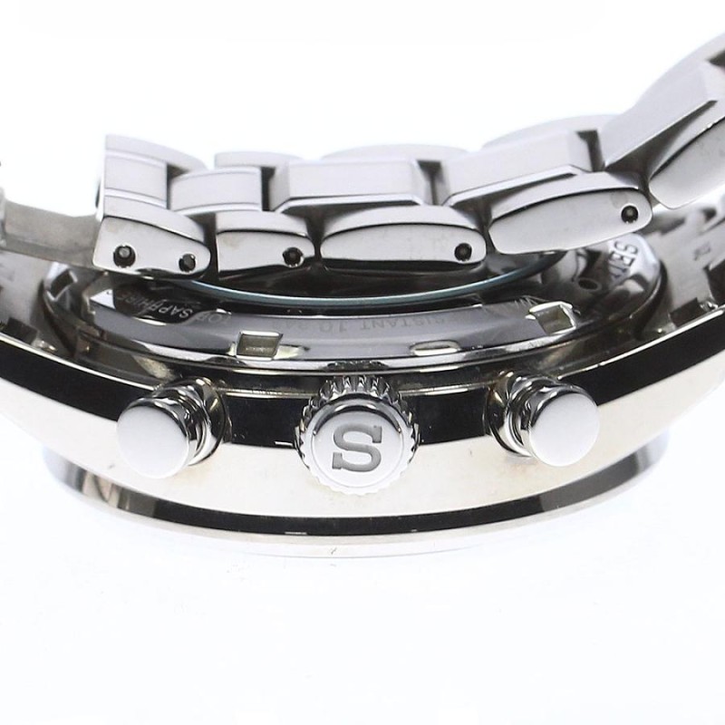 ☆美品 【SEIKO】セイコー プレサージュ クロノグラフ SARK007/8R48-00G0 自動巻き メンズ_735417 |  LINEブランドカタログ