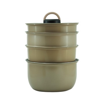 仙德曼露營餐蒸鍋組-20cm-1組