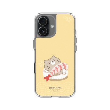 iPhone 17 Clear Case（相機按鈕） 透明 - 柴語錄 Shiba Says - 鮮蝦太子