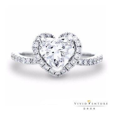 亞帝芬奇 GIA 1克拉 HSI2 鑽石 戒指 閃耀情深 PT950鉑金台