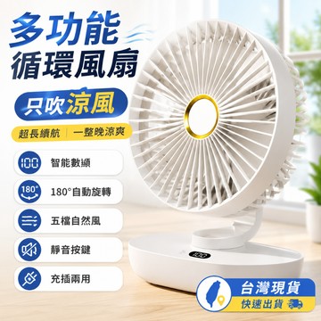 【新北出貨+保固一年】桌面自動搖頭風扇 手持風扇 電風扇 USB風扇 循環風扇 風扇 製冷風扇 小電扇 風扇