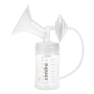 cimilre 馨乃樂 寬口徑配件包 寬口喇叭罩 PP寬口奶瓶150cc 長軟管80cm 止流閥 白鴨嘴  1個  透明色