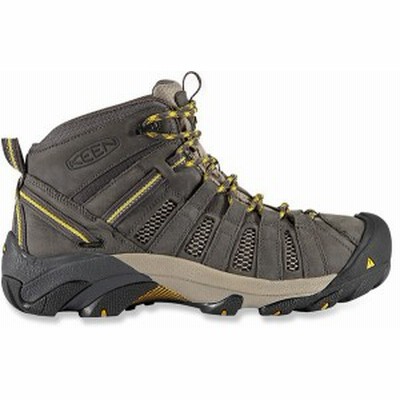 キーン メンズ ブーツ・レインブーツ シューズ Voyageur Mid Hiking Boots - Men's RAVEN/TAWNY OLIVE