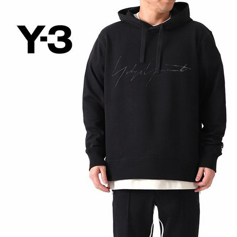 Y-3 ワイスリー シグネチャーロゴ プルオーバー スウェットパーカー FP8691 FP8692 メンズ レディース | LINEショッピング