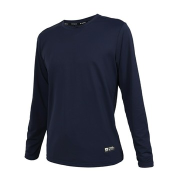 FIRESTAR 男彈性素色長袖圓領T恤(長T 休閒 慢跑 路跑「A5903-93」≡排汗專家≡