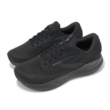 Brooks 慢跑鞋 Adrenaline GTS 24 4E 男鞋 超寬楦 黑 腎上腺素 回彈 全黑 運動鞋 1104374E020
